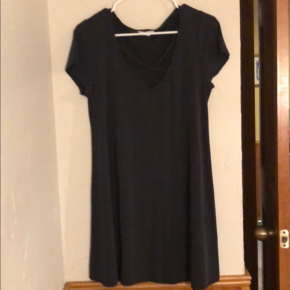 Black Cross Front Dress!